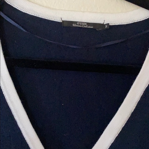 Button navy sweater by O’stin, S - Picture 3 of 4